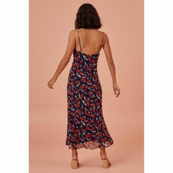 Finders Keepers Maya Dress Navy Floral - Picture 2 of 8